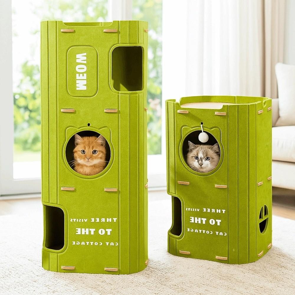 All-in-one Cat Castle House Tree Hole Cat Condo Fun Cat House Cat Sleeping/scratching