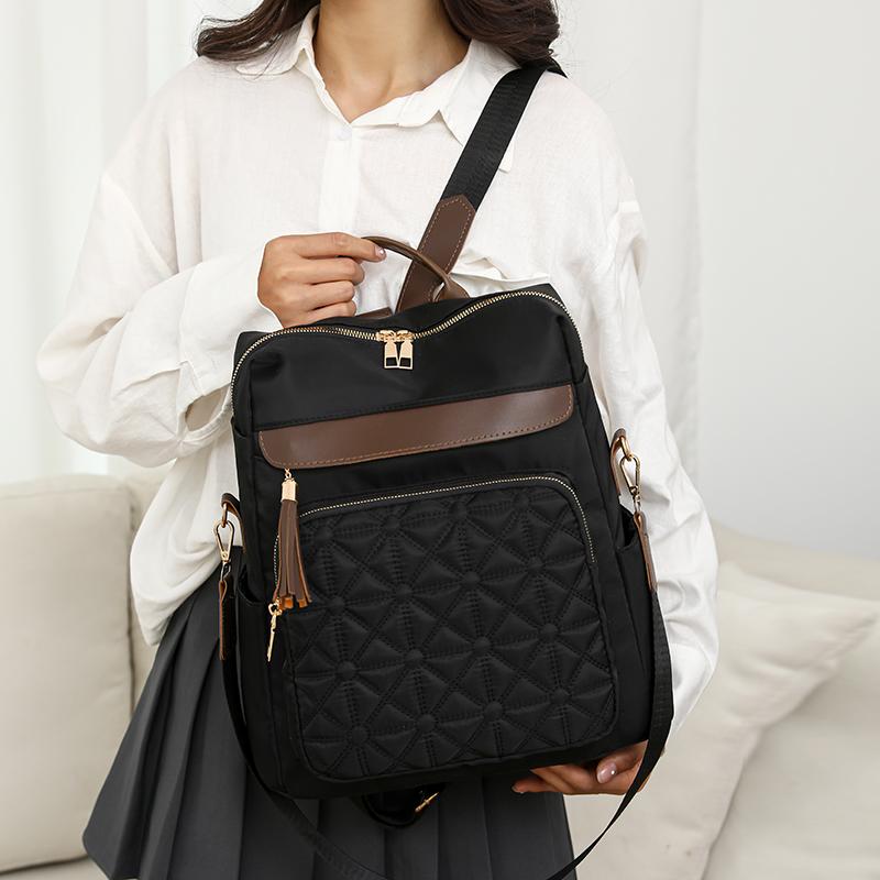 Женский противоугонный рюкзак с кисточками — фото 14