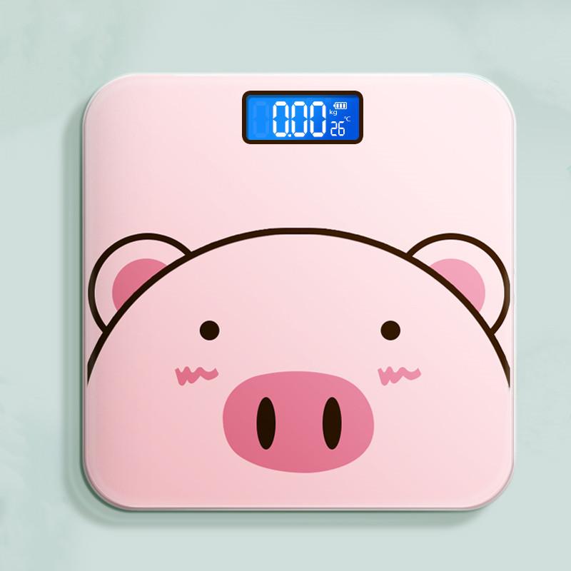 Cartoon Bathroom Scales Precise Electronic Weight Scales Bascula Lcd Display Digital Scale Body Weight Smart Balance Floor Scale