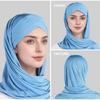 Classical Cotton Hijab Shawl Multi Functional Stretchable Fabric Headgear For Fashion And Everyday Outfits
