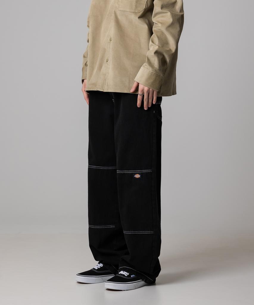 DICKIES Double Knee 85283 Loose Fit Denim Pants Black