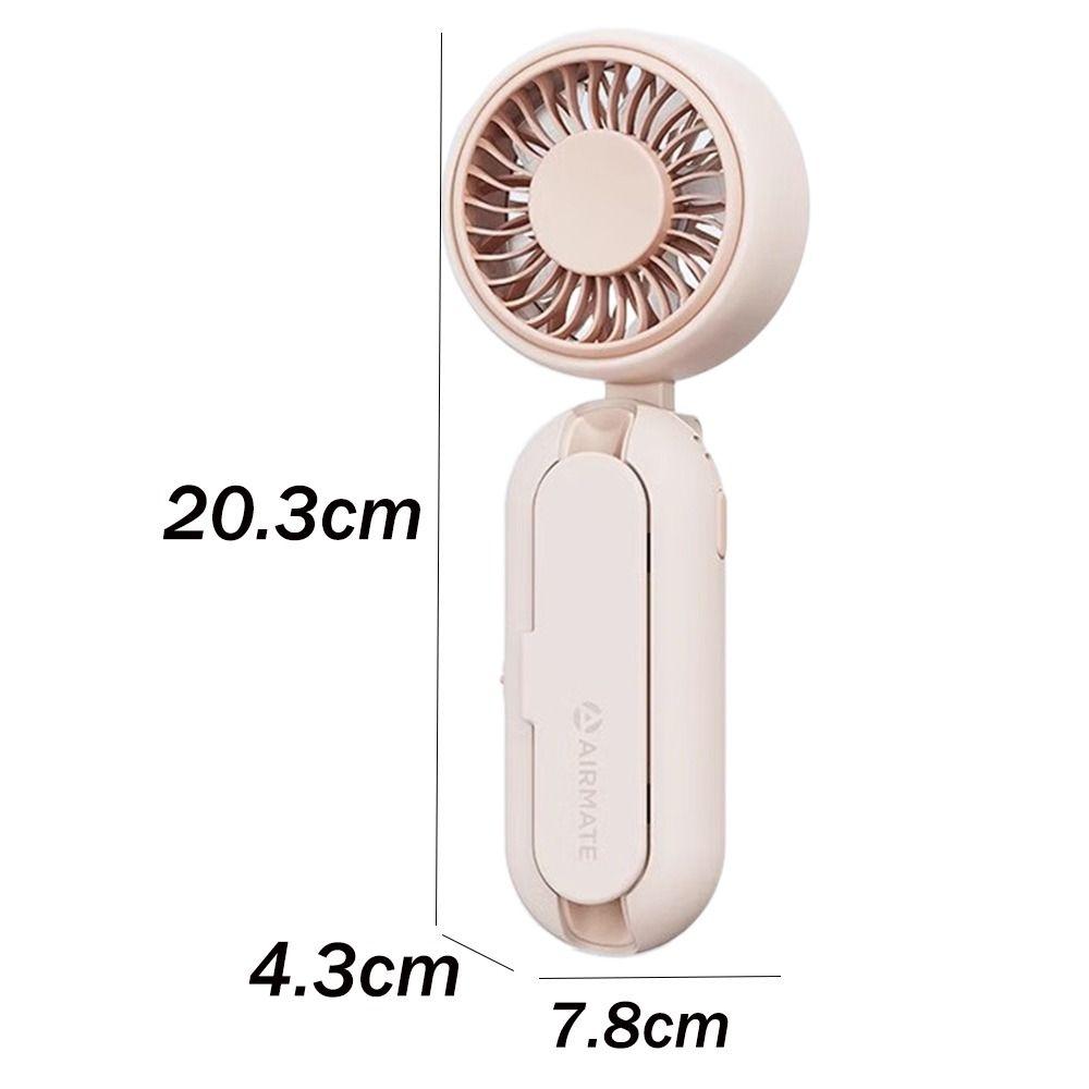 9H Runtime 4 Speeds Personal fan Handheld Small Fan Fits 8-12mm Umbrella