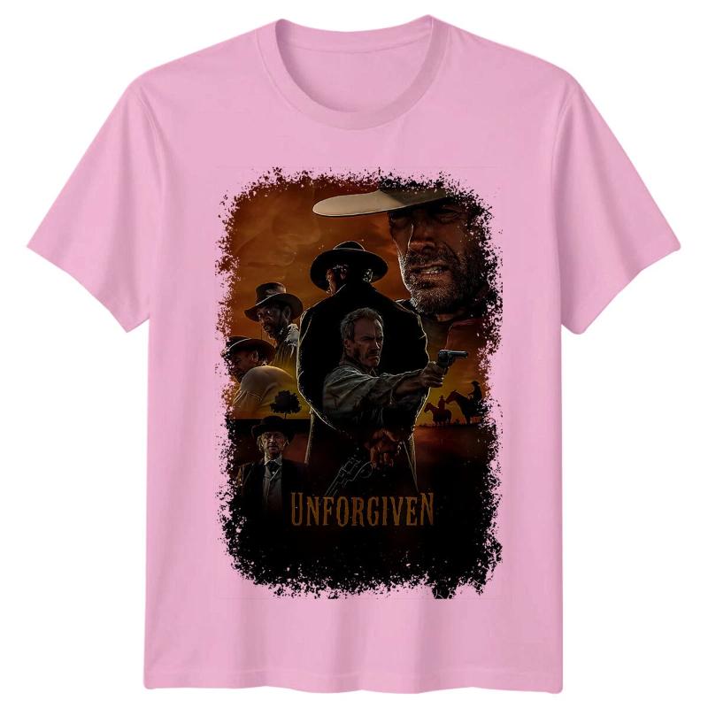 Niewybaczony () Koszulka inspirowana plakatem filmowym Retro Klasyczna S Tee Unisex