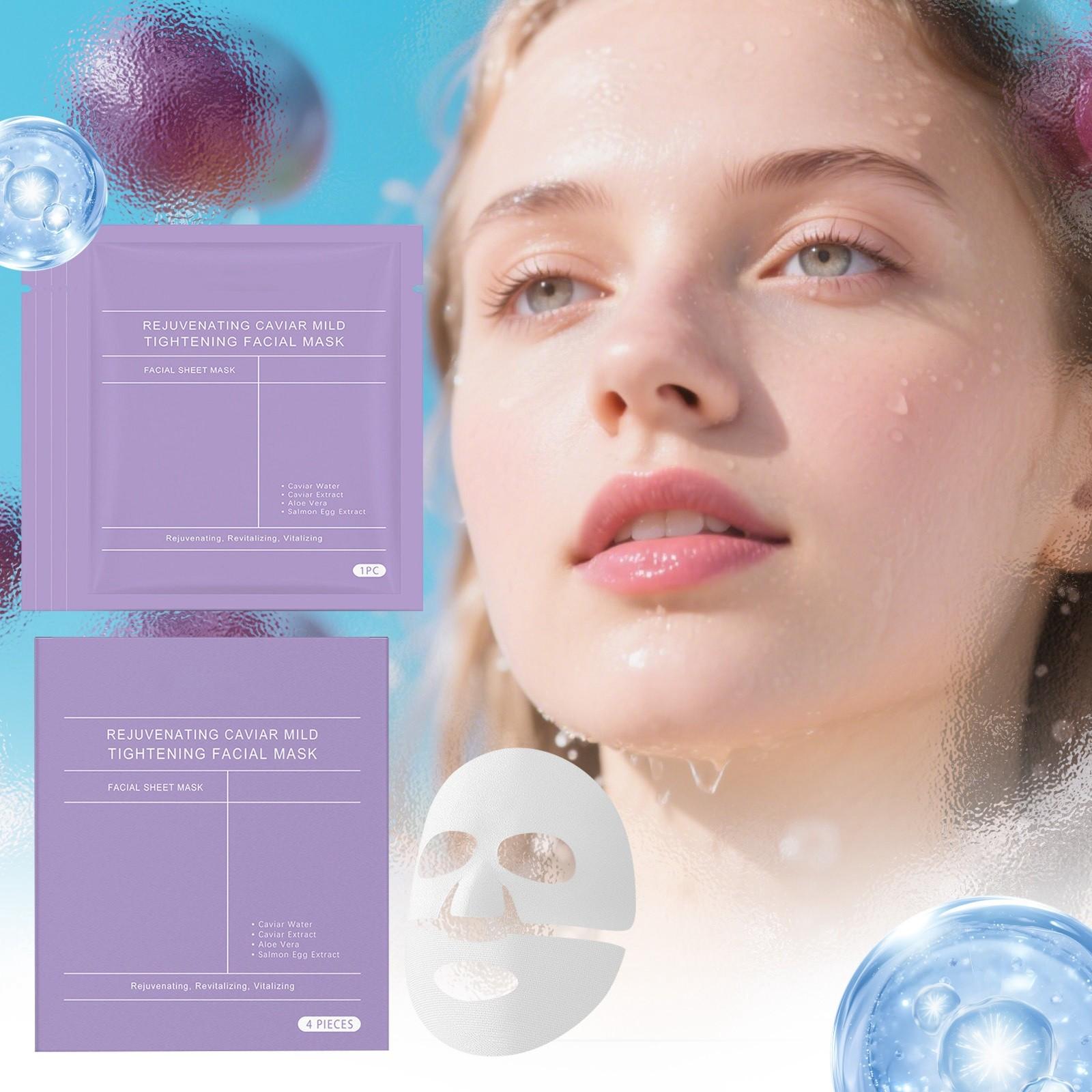 

Deep Moisturizing Mask, Overnight Hydrogel Mask, Firming Skin Suitable For All Skin Types,10ml One Size фиолетовый