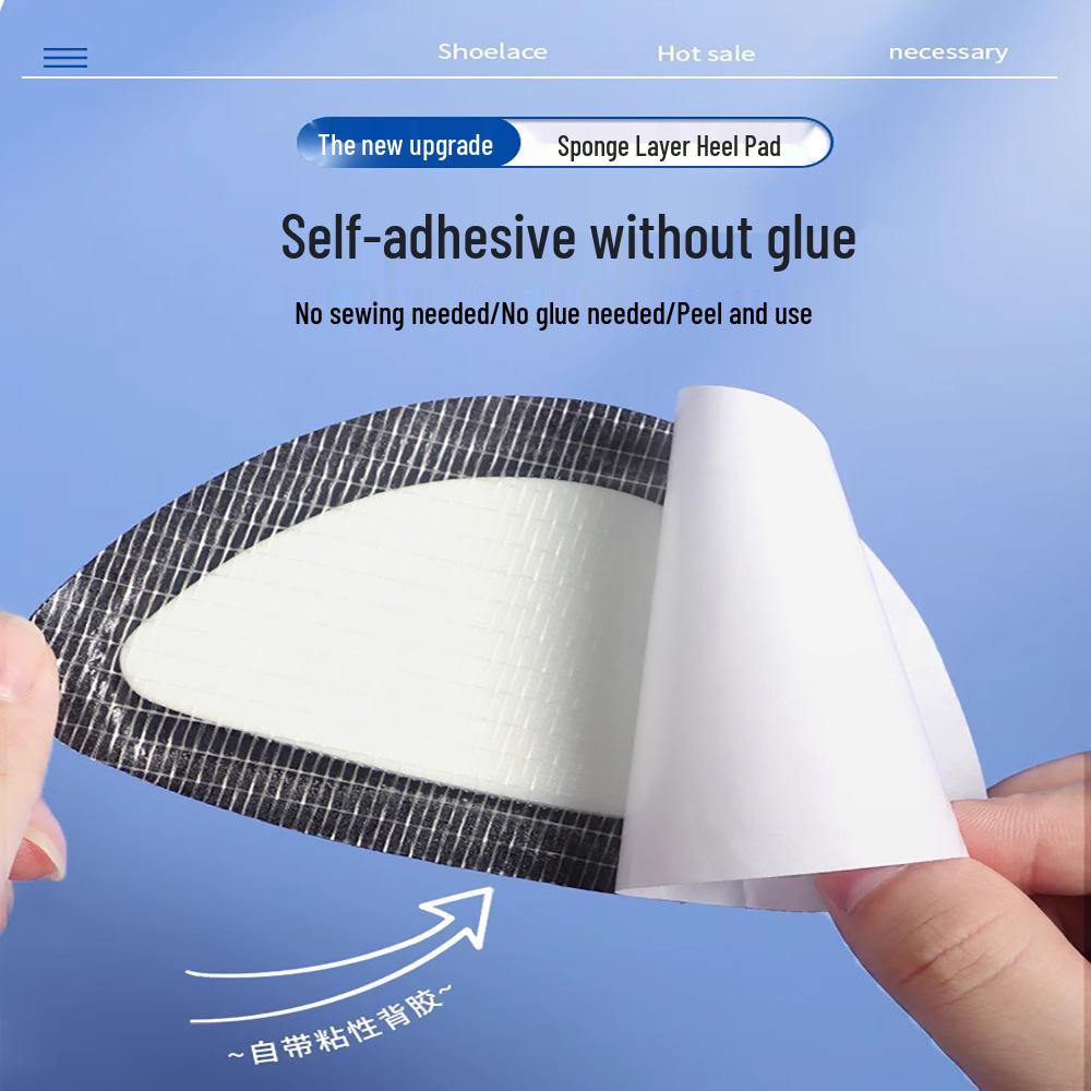 Self-Adhesive Foam Heel Repair Patches for Sneakers and Boots