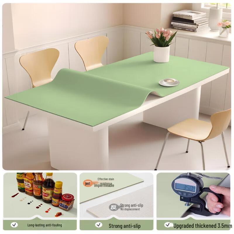 Handun Thickened Wash-Free Dining Tablecloth