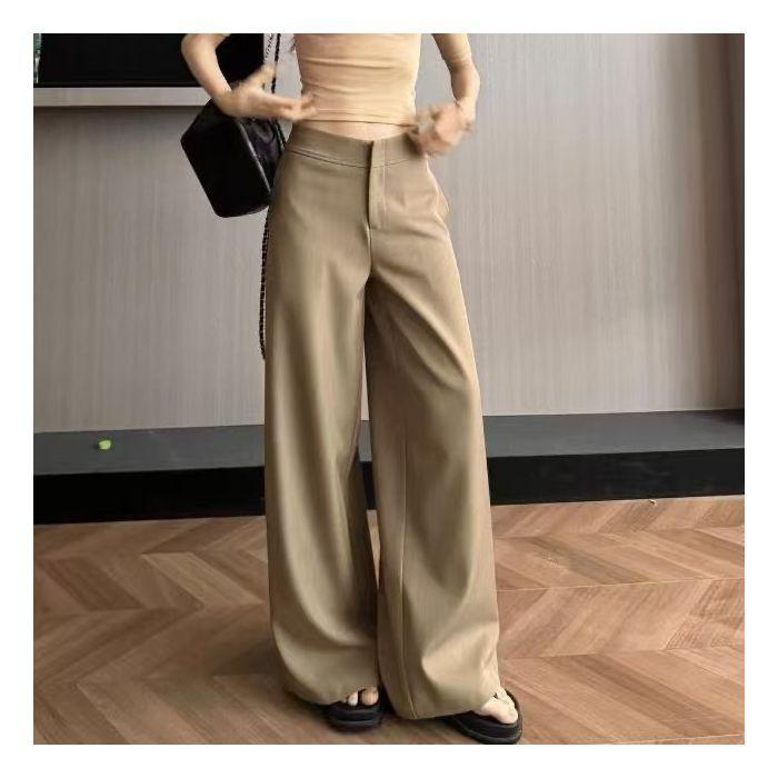 Fashion Suit Pants Versatile Casual Spring and Summer Trousers Retro Loose Pants