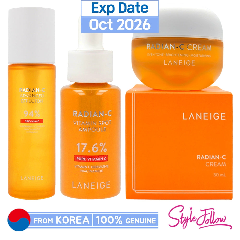 

[LANEIGE] Радиан-С (Крем 30 мл, витаминная ампула Spot 10 г, Advanced Effector 150 мл)