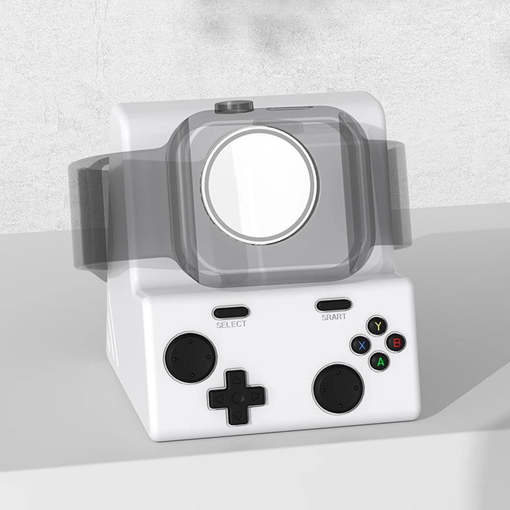 Charger Stand Silicone Dock Holder Charger Cable Smartwatch Holder Desk Watch Holder for Apple Watch Series 10 9 8 7 6 5 4 3 2 1