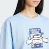 Adidas Originals Cinnamoroll T-Shirt mit Cartoon-Print Damen Oberteile Rosa Blau JF8314