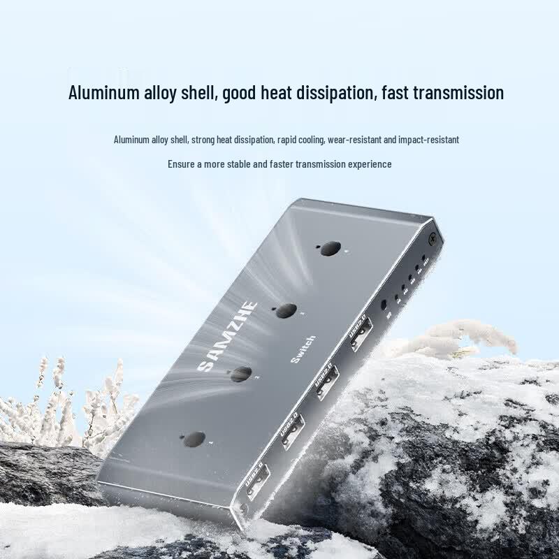 SAMZHE 4-Port 4K HDMI KVM Switch