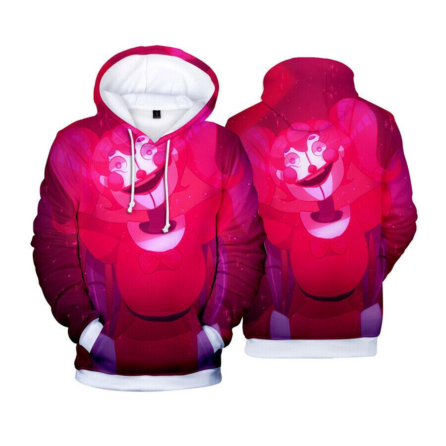 

Аниме Ночи Пять у Фредди Толстовка Пуловер Унисекс Пальто Толстовки Повседневные #6 Pink,M