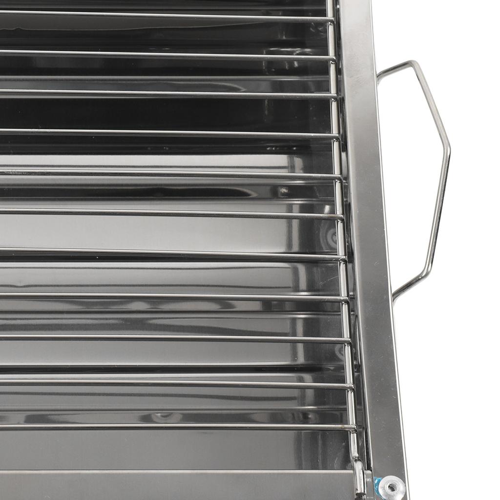 Outdoor Barbecue Grill Portable Foldable Charcoal Stainless Steel BBQ Grill for Outdoor Picnic Camping Cooking