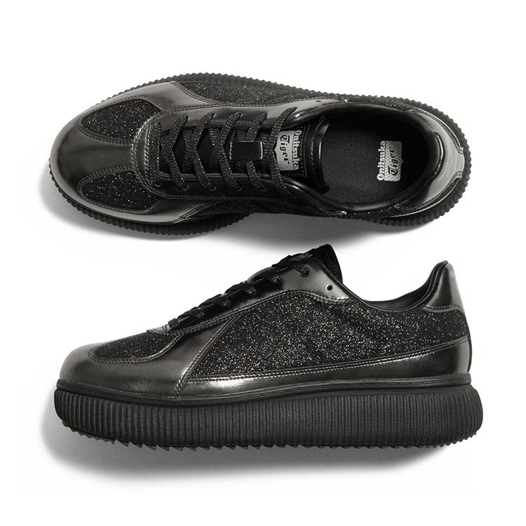 ONITSUKA TIGER Delecity Abrasion Resistant Low Top Casual Shoes Unisex Black Gray Sneakers 1183C479-001