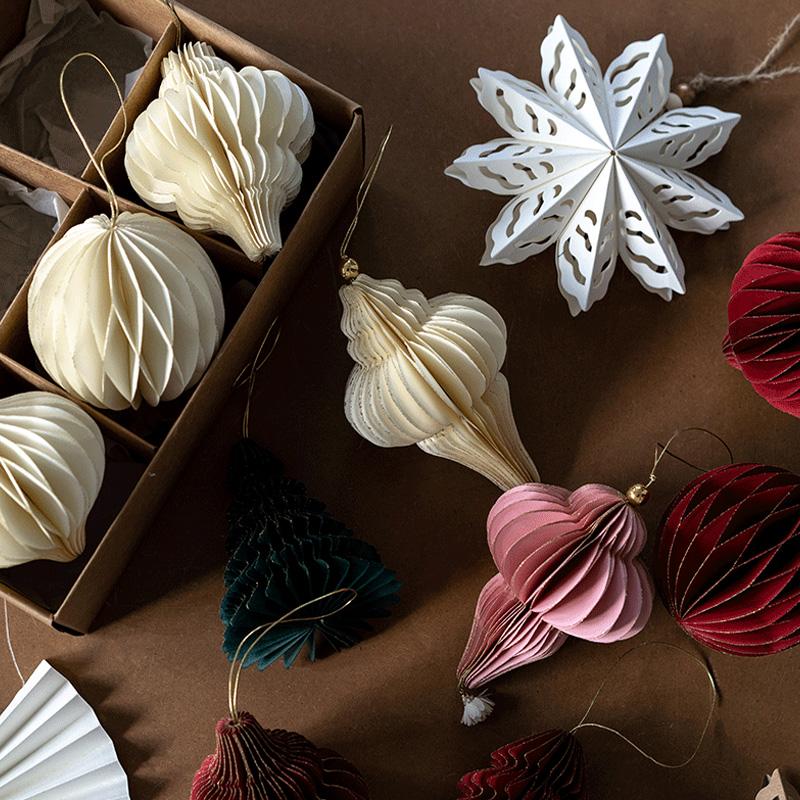 1 ks/3 ks Vánoční stromek přívěsek DIY Domácí párty Vánoční dárek Přívěsek na vánoční stromek