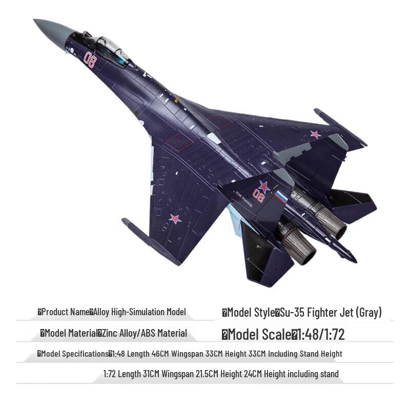 Su-35 Fighter Jet Model