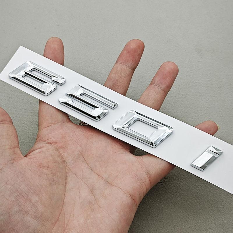 NEW 3D ABS Car Letters Logo 630i 640i 650i Sticekr Rear Trunk Badge Emblem Decal For BMW 630i 640i 650i F12 F13 F06 Tail Marking