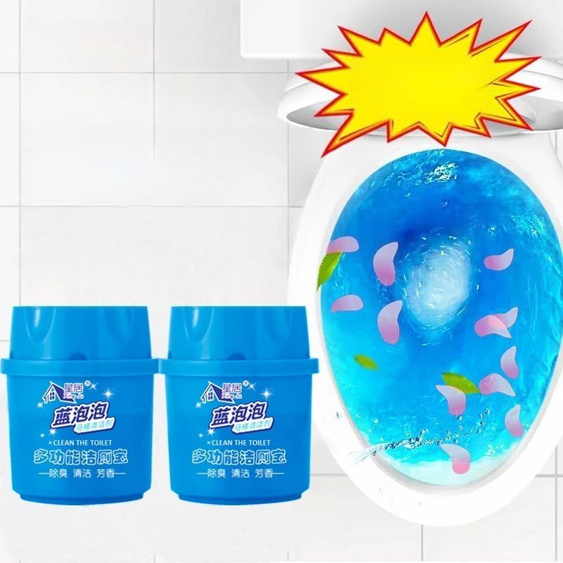 Nettoyant WC Blue Bubble: Déodorant d'aromathérapie concentré pour une salle de bain fraîche