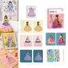 DIY Princess Dress Up Activity Book for Making Clothes Art Fashion Sticker Girls Toys