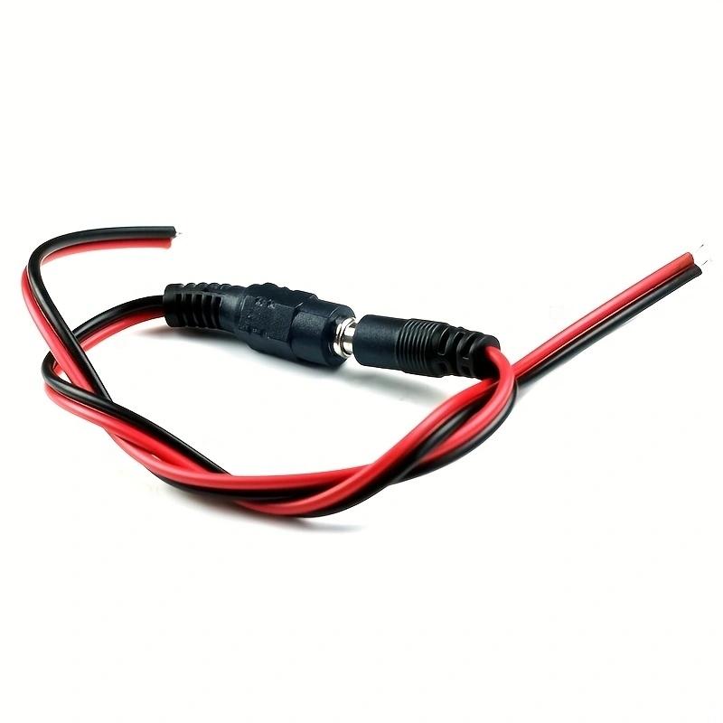 

2Pairs DC Power Socket Jack Plug Connector Cable Wire 12V Male Female Connector
