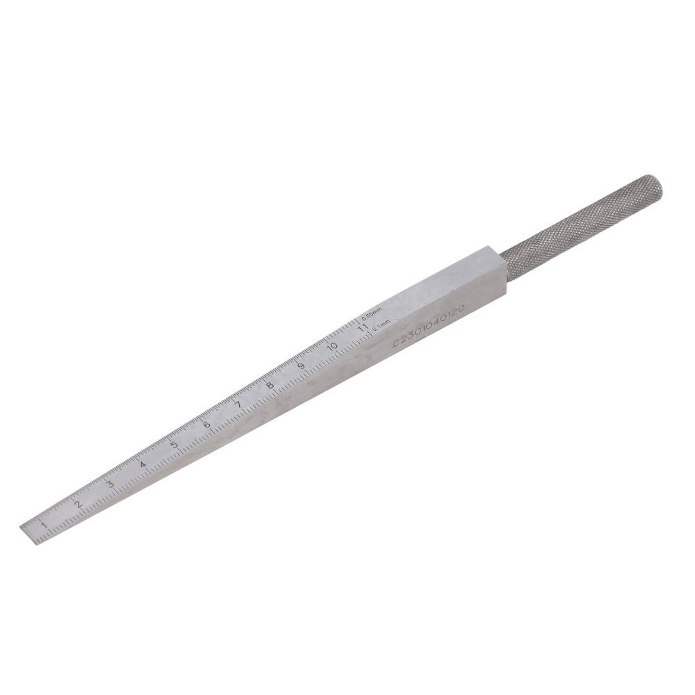Double Scale Taper Gauge Stainless Steel Hole Measure Tool Gap Gauge Gap Feeler Welding Alignment