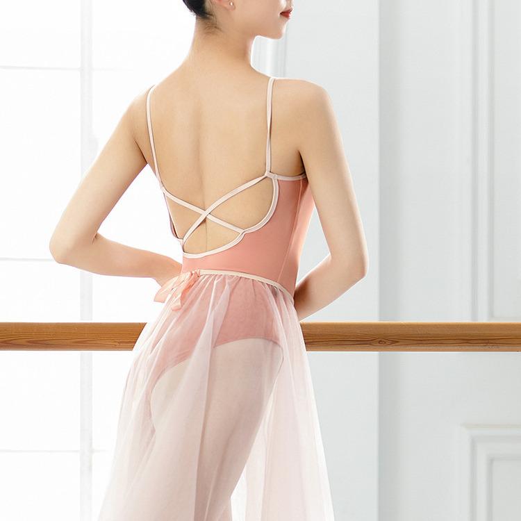 Girls' Ballet Dance Costumes - 2024 Exam Collection with Flowing Skirt