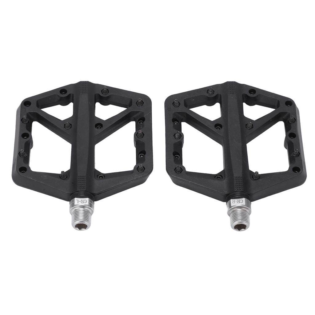 1 Pair Bike Pedal Anti Slip Nylon       Flat Pedals for Road Mountain Bike