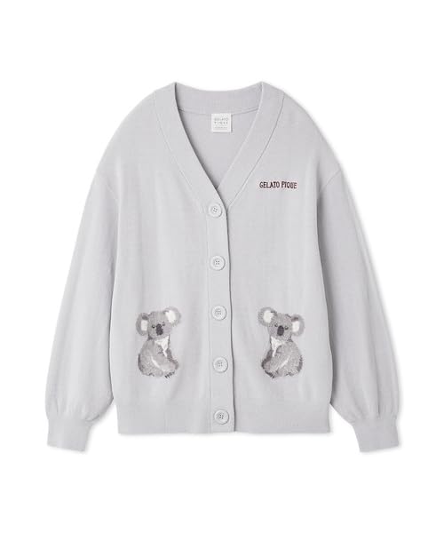 

Gelato Pique Koala JQD Cardigan PWNT254036 Gray Free Size Women s серый