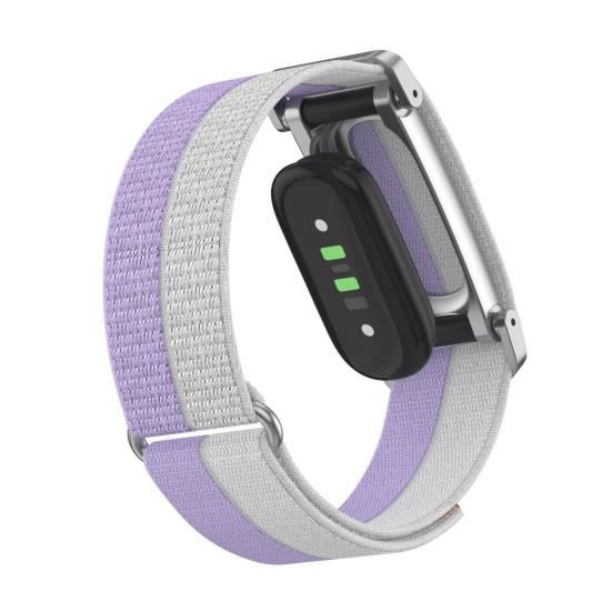 Lightweight Woven Nylon Wrist Strap Band for Fitbit Air, Breathable Sport Strap, Adjustable Replacement Flexible Weave Fitness Wristband Men