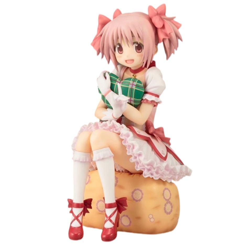 14CM Puella Magi Madoka Magica Aniem Figure Kaname Magic Girl Decor Action Figures Model Anime Cartoon Toy Gift PVC Poseable Articulated Scale