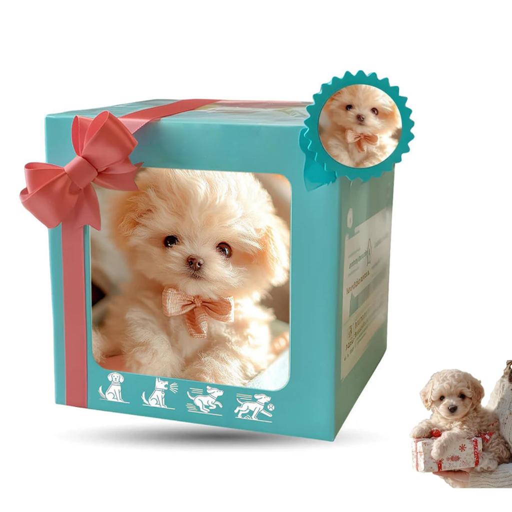 Puppy-shaped Pet Robot [2025 New Model with AI Emotion Recognition and Realistic Movements] Lifelike Pet Robot with Emotion Recognition, Home