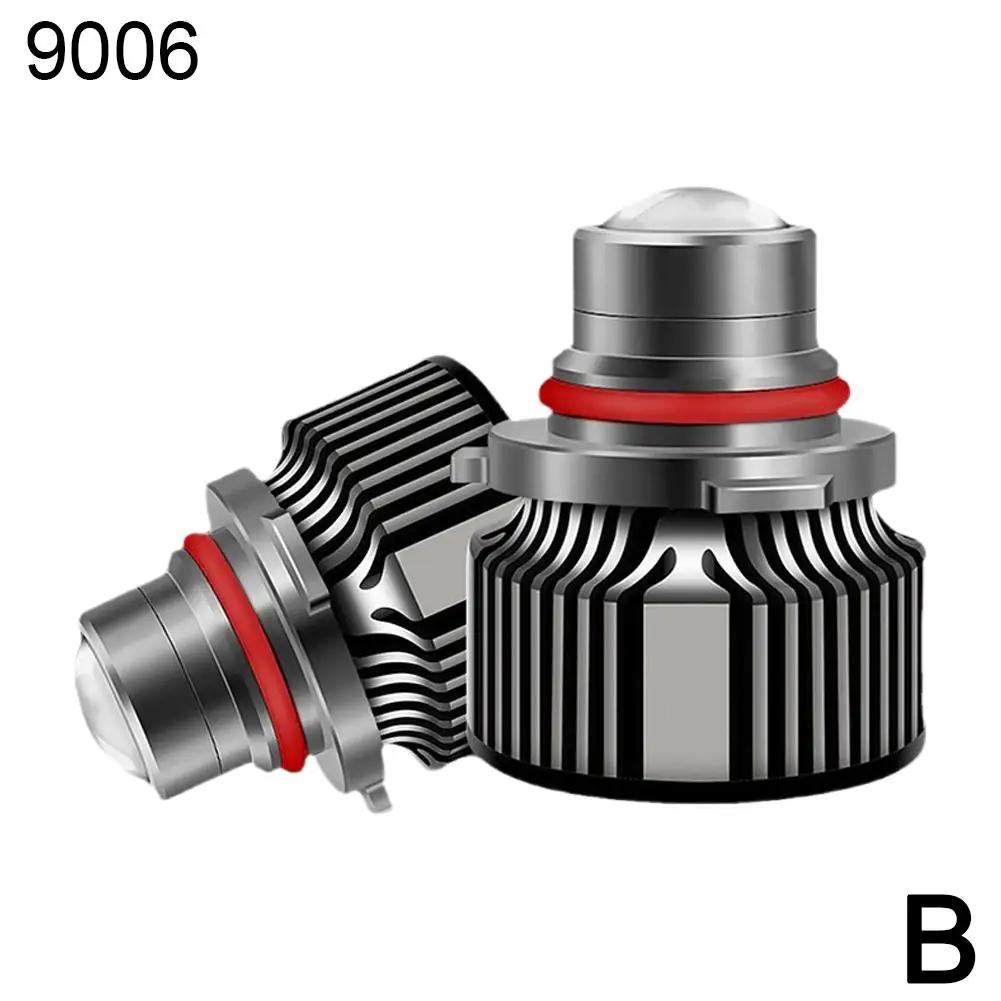 2pcs Automotive H7 H11 9005 9006 Laser Headlight Bulb Fog LED Gold Mini H8 HB3 HB4 Light Light 3000K LED Lens Auto H7 Proje Y3V7
