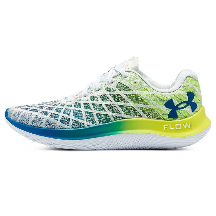 Under Armour Flow Velociti Wind 2 Comfortable Fabric Low-Top Casual Running Shoes Men sneaker White Green 3025652-101
