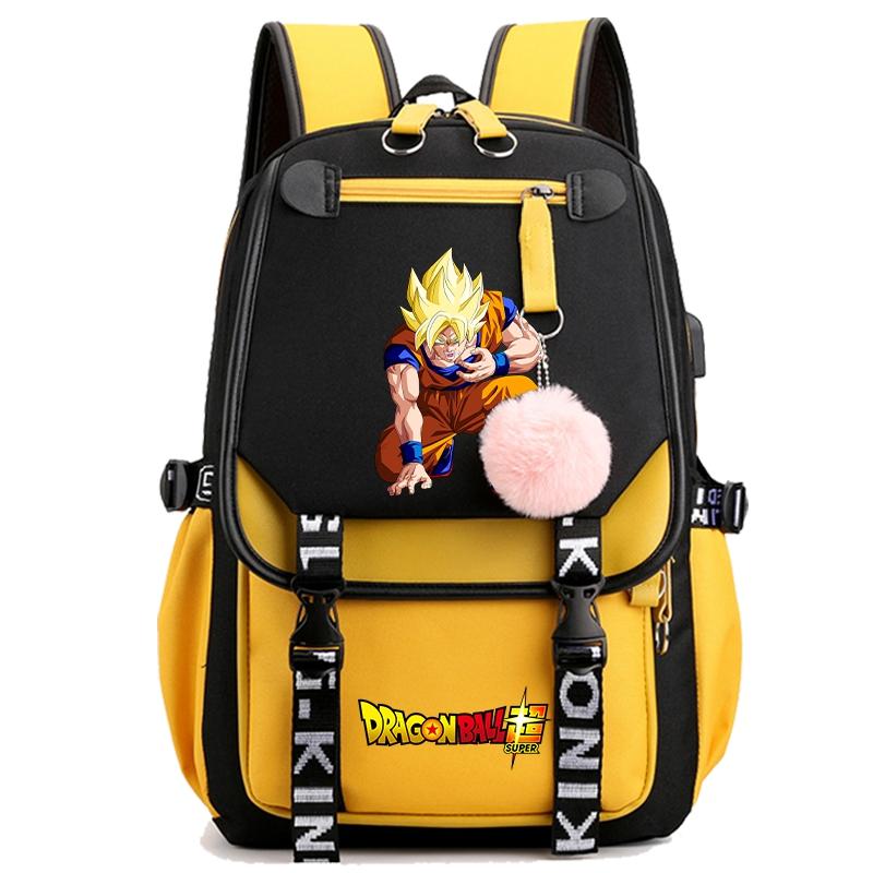 Anime Dragon Ball Bag Large Capacity Backpack for Women Anti Theft Travel Bag Back To Schoolbag for Teenager Girl Laptop Bag Women Travel Bag Mochila