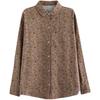 Women Long Sleeve Casual Shirts New Arrival Spring Vintage Style Floral Print Cotton Linen Ladies Elegant Tops