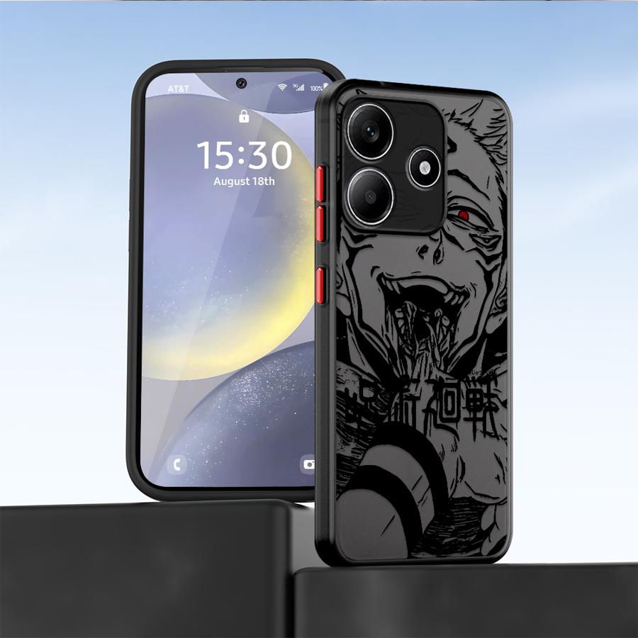 Japanese Cool Anime Funda Back Phone Cover Case for Xiaomi Redmi Note 14 A4 10 13C 12 9S 13 Pro Plus 14C 11