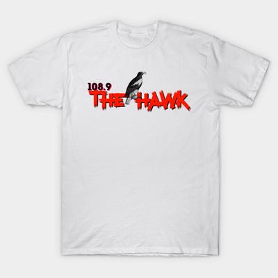 Asian Size Men Print T-shirt 108.9 The Hawk No-Cut Heat Transfer Print Cotton Tshirt