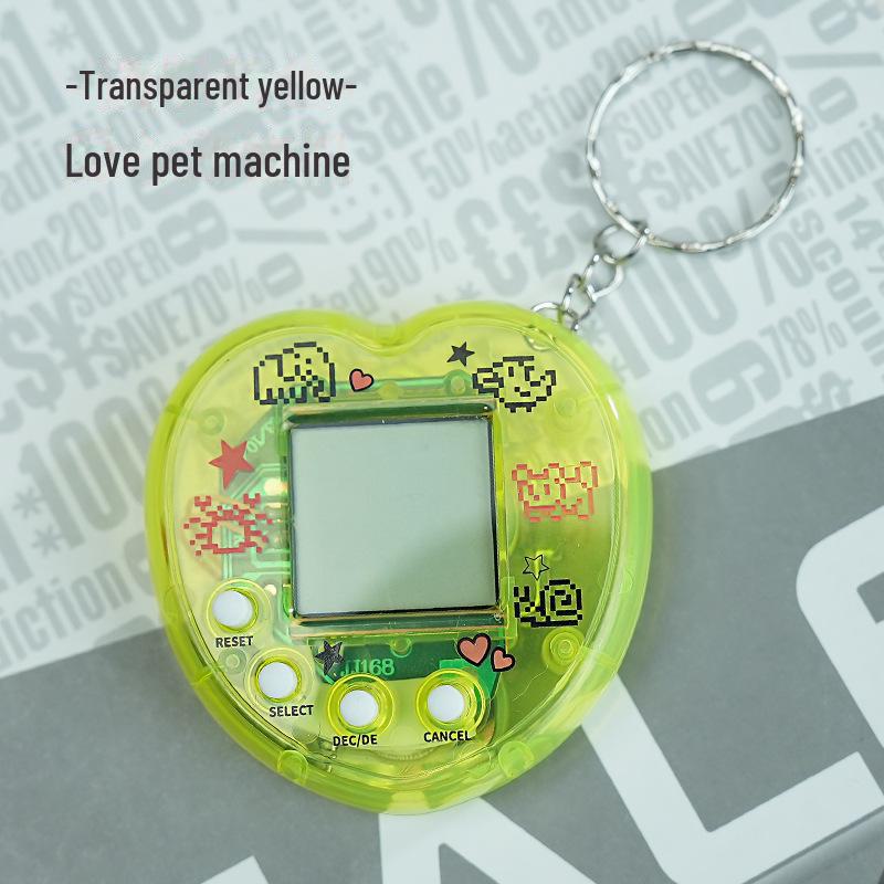 Cross-Border Mini Virtual Pet Game Console for Kids - Interactive Electronic Toy Pendant