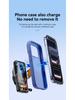 2026 Dual Motor Car Phone Holder with 90° Flip & Colorful Ambient Light Wireless Charger