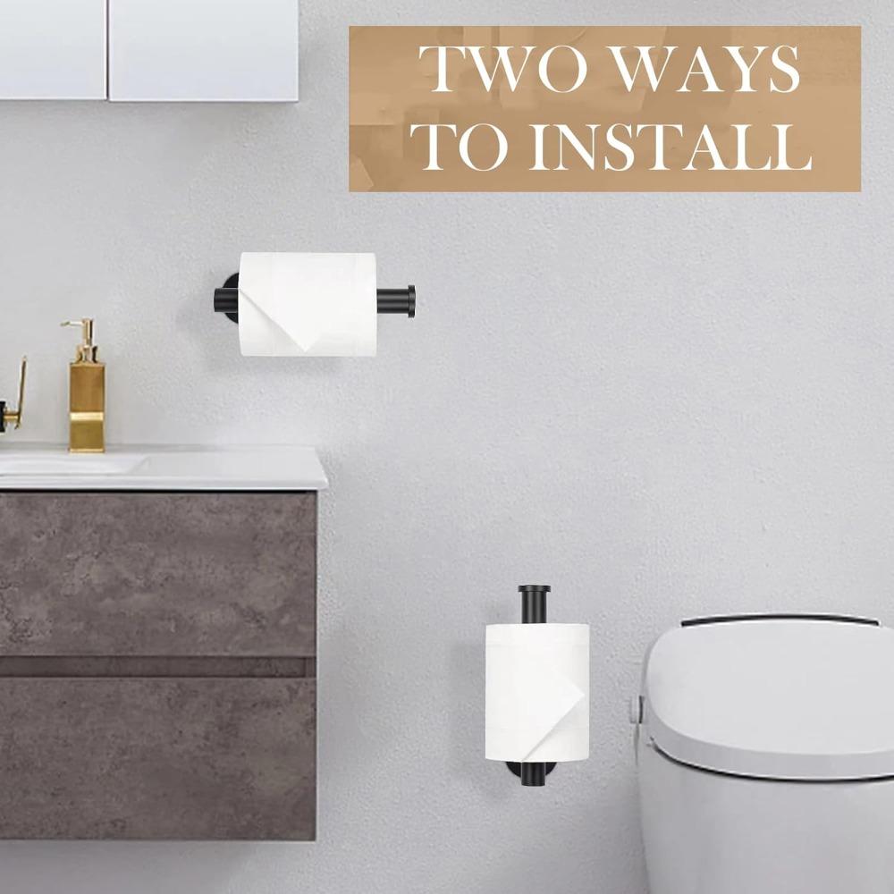 ASelf-Adhesive Paper Towel Holder for Kitchen Cabinet,Bathroom Tissue and Towel Holder,Plastic Wrap and Roll Paper Storage Rack