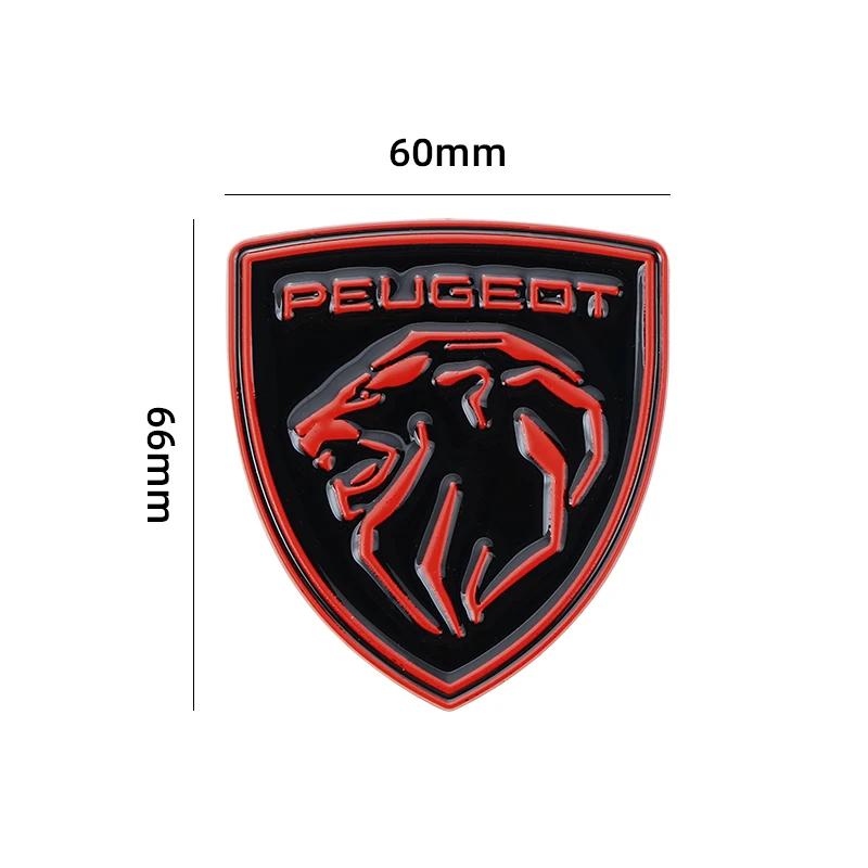 Auto 3D kovové odznaky Kufr Karoserie Okno Boční Dekorace Samolepka Pro Peugeot 408 4008 308 3008 Rifter 5008 508 2008 208 301 RCZ 407