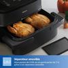 Oil-free Fryer - PHILIPS - NA150/00 - Airfryer Series 1000 - Flexible Basket 7.L - Removable Separator - 2400W - Black