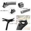 Carbon Fiber Bicycle Seatpost, 25.4/27.2/30.8/31.6mm, 3K Matte Carbon Fiber, 31.6*350mm