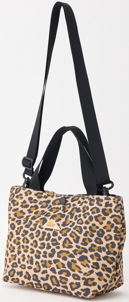 KELTY Outdoor Tote Bag ES MINI SHOULDER TOTE 19cm x 26cm x 11cm Gold Leopard 3259271626