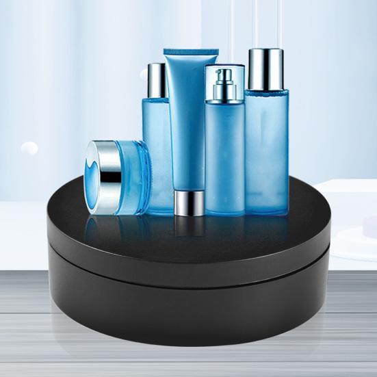 Rotating Display Stand Electric 360 Degree Rotation 12cm Motorized Turntable Jewelry Holder for Photography