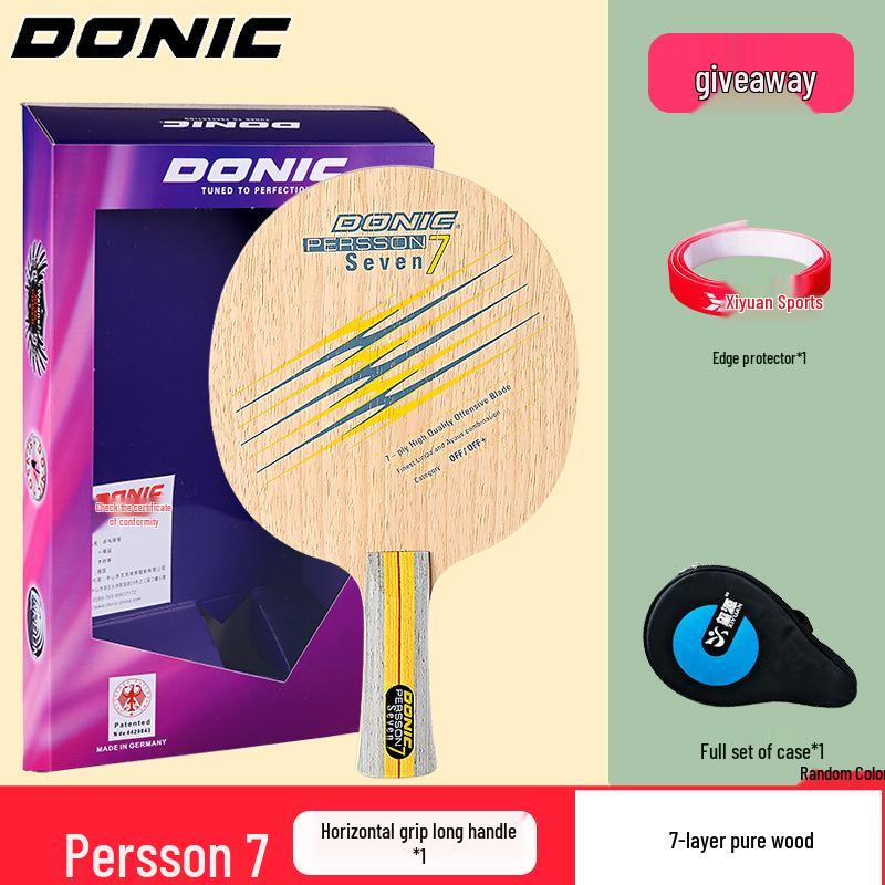 DONIC Persson 7-Ply Wood Offensive Table Tennis Racket Blade