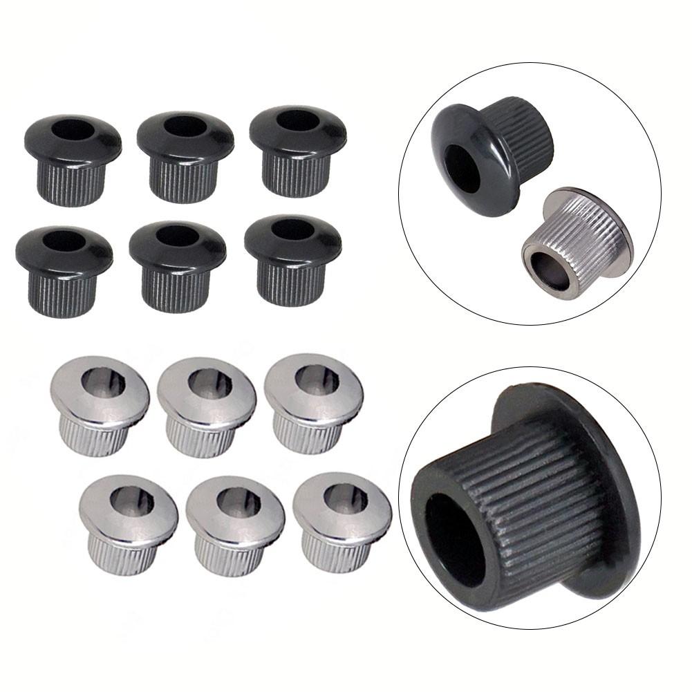 Tuner Bushes 6 Pcs Ferrules Nuts For Vintage Guitar