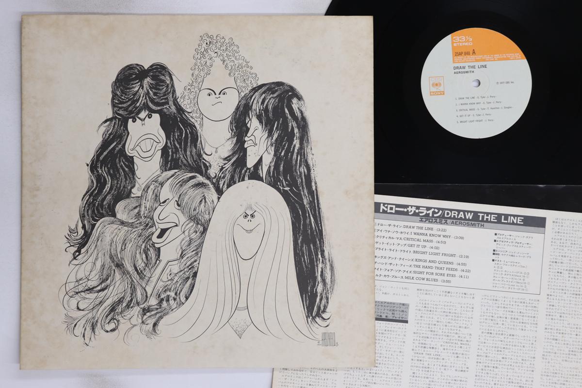 

LP Пластинка AEROSMITH - Draw The Line 25AP848 CBS SONY 1977 Япония Рок Б/У