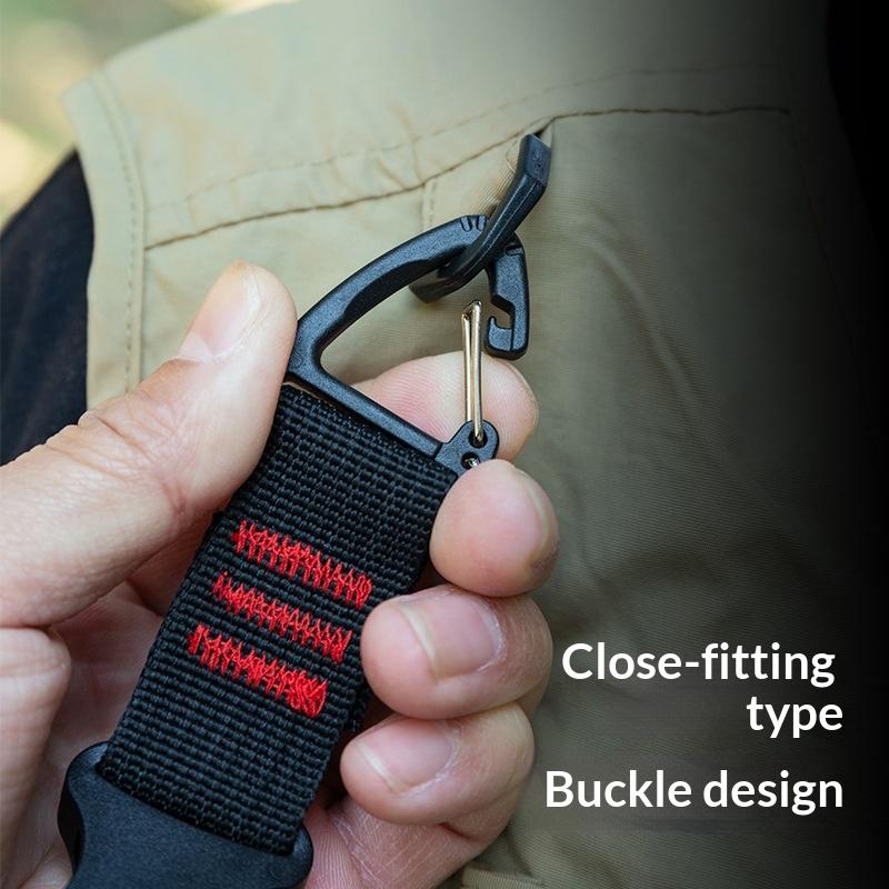 1Pc Nylon Webbing Buckle Hook Climb Carabiner Belt Backpack Hanger Hooks Clip Multifunction Water Bottle Holder Clip