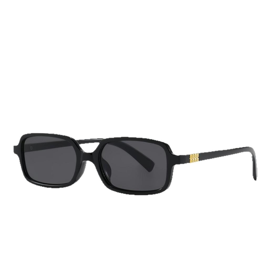 Modne małe kwadratowe okulary przeciwsłoneczne w stylu europejsko-amerykańskim - Unisex Street Style z wysokiej klasy wykończeniem